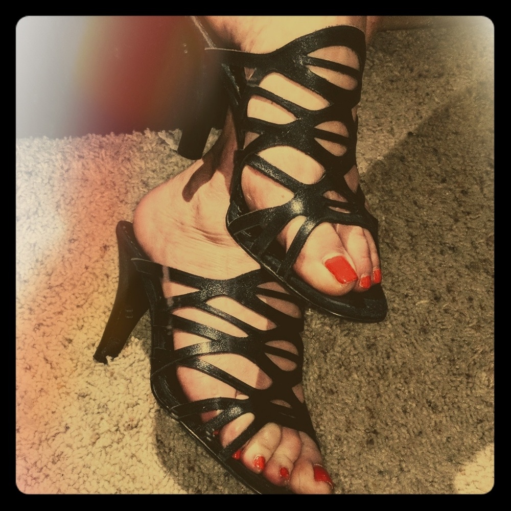 Franco Sarto strappy heels